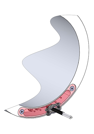 Eingelassener Anschluss