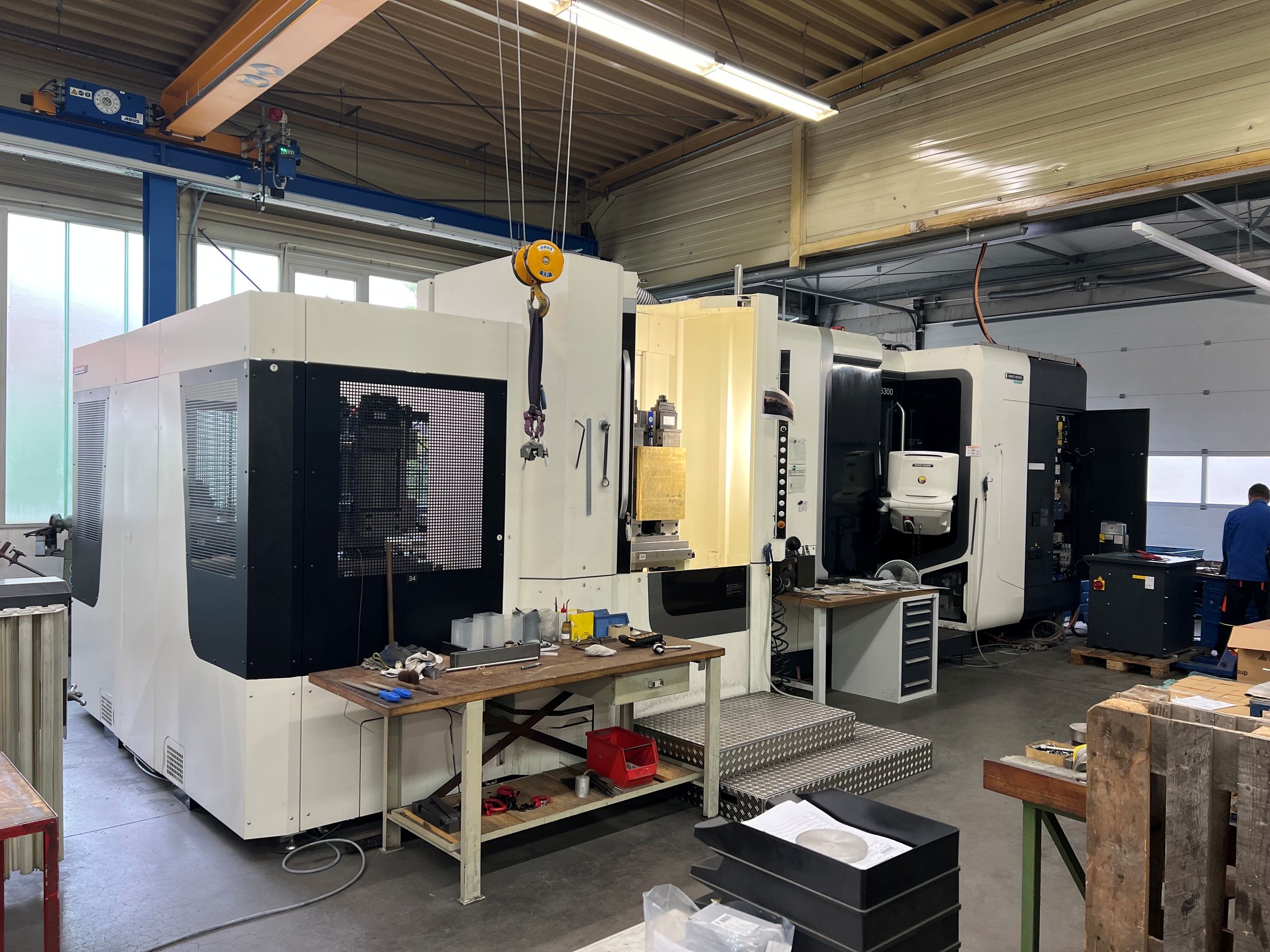DMG Mori Seiki CNC NHX 6300 mit 5-fach-Palettenwechsler