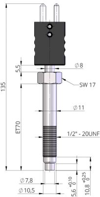 Technische Zeichnung MTF 105