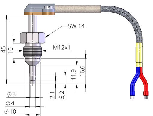 Technische Zeichnung MTF 106
