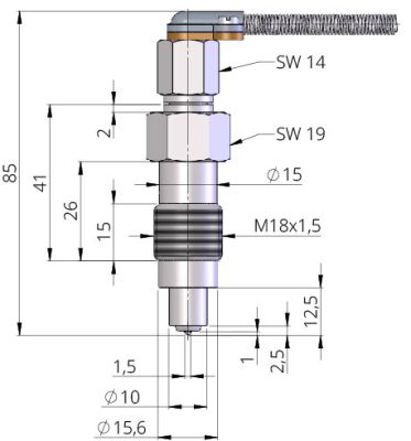 Technische Zeichnung MTF 108