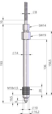 Technische Zeichnung MTF 110