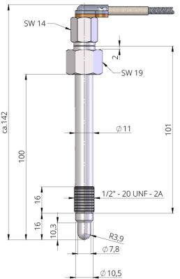 Technische Zeichnung MTF 115