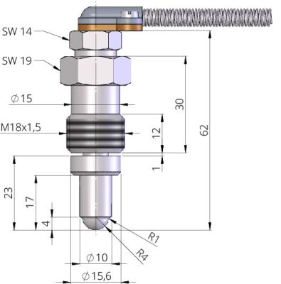Technische Zeichnung MTF 118